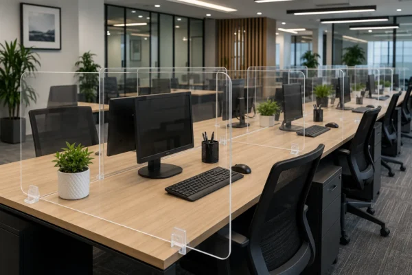 ofis masa seperatörü pleksi